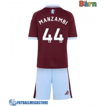 Fotballdrakt Barn Aston Villa Johan Manzambi #44 Hjemmedraktsett 2026-27 Kortermet (+ Korte bukser)